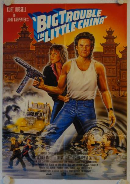 Big Trouble in Little China originales deutsches Filmplakat